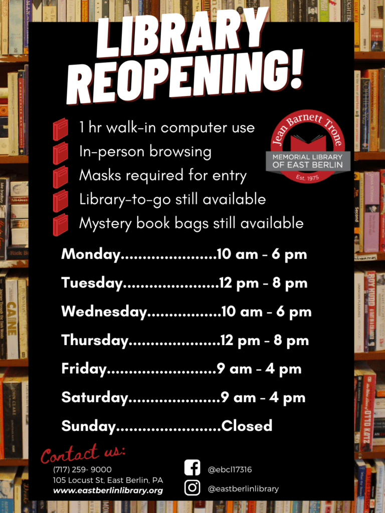 library reopening