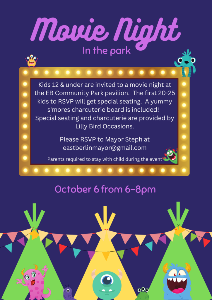 Movie in the park East Berlin Borough